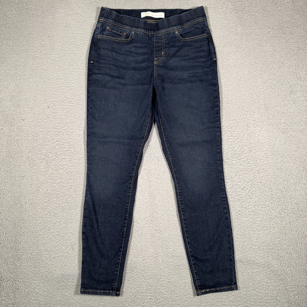 Levis Jeans Womens 12M 30x28 Blue Pull On Skinny Totally Shaping Denim 5 Pocket
